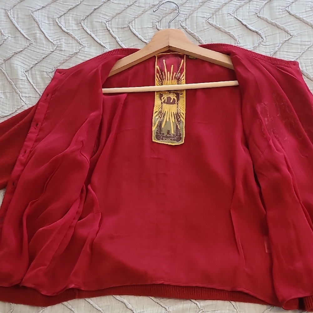 Vintage L.A.M.B. Beaded Cardigan - Picture 9 of 14